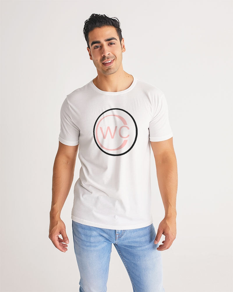 White Black and Pink Men's Tee